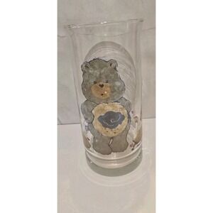 Vintage 1983 Care Bears Glass Cup "Grumpy Bear" Collector Edition